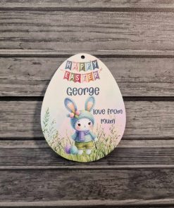 Alternative view of Egg gift card holder, open backed with VINYL - pastels