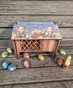 Sublimation sheet for hutch ( 5 bunny) - Blue denim