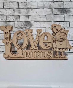 Valentine - Love Birds on a base