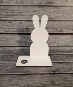 Alternative view of Egg holder for sublimation - bunny with base