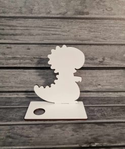 Alternative view of Egg holder for sublimation - dino with base