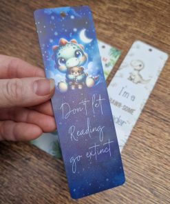 Alternative view of Dinosaur bookmarks