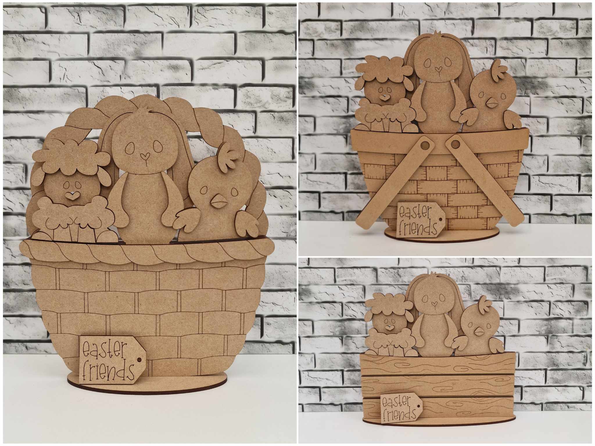 Crate Interchangeable - Lamb, bunny & chick