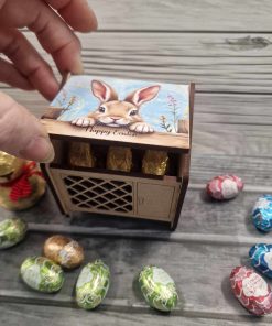 Alternative view of MINI Hutch vinyl - Bunny Blue Gold