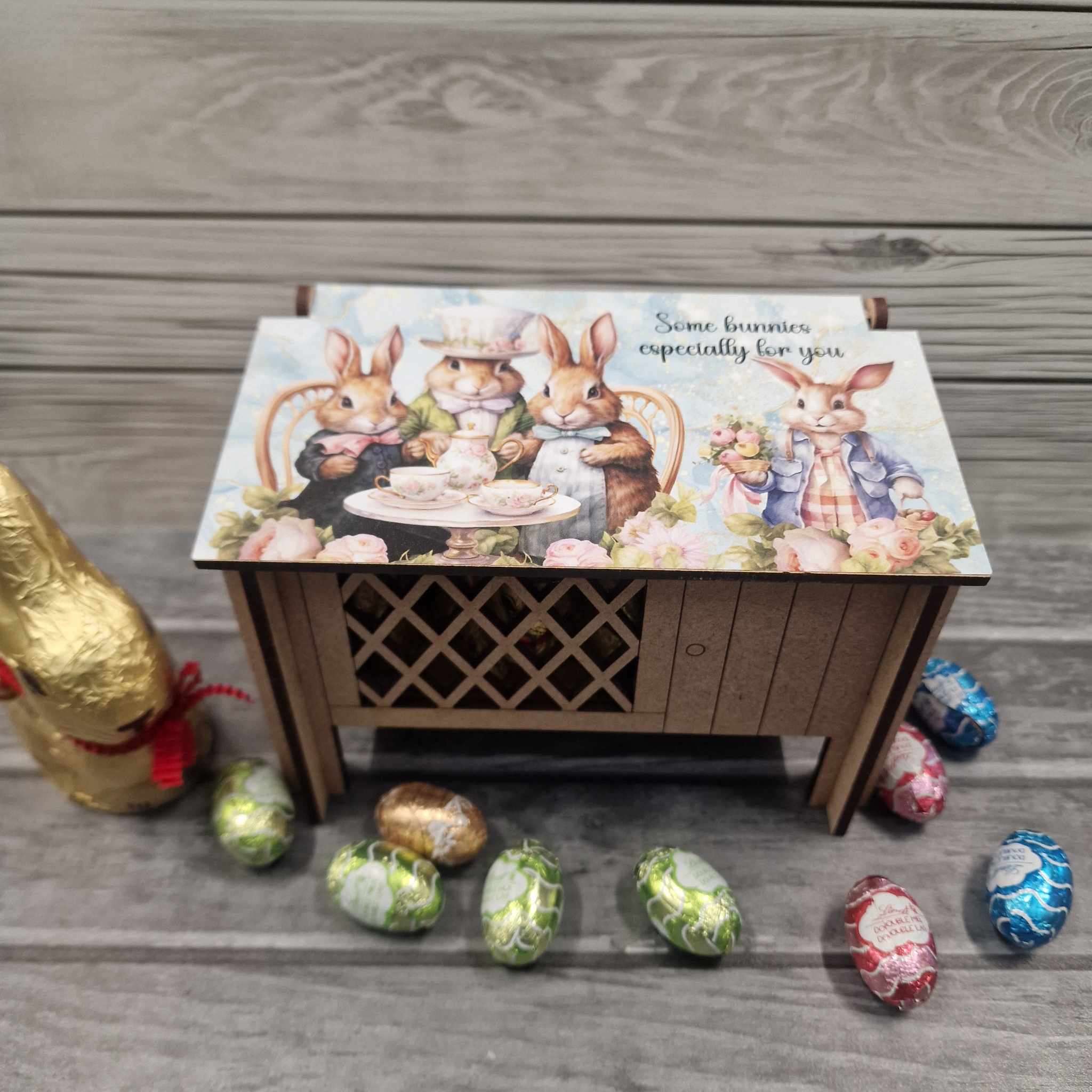 Hutch printed VINYL - Bunny Tea Party (Copy) - Image 3