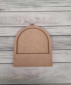 2 layer arch top bauble - MDF