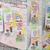 teacher bookmarks rainbow theme