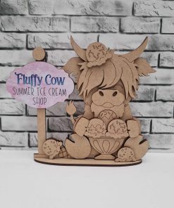 Highland Fluffy Cow Ice Cream shop on base