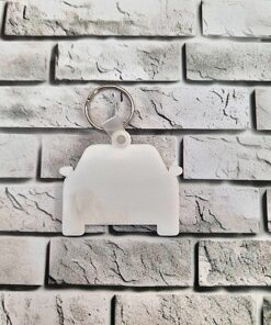 Car front facing keyring blank