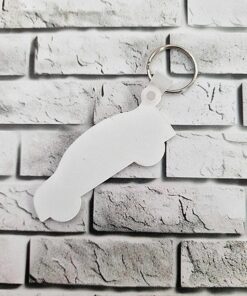 Car side facing keyring blank