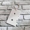 Cassette tape keyring blank