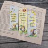 Gnome Lemon themed bookmarks uv printed