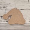 Santa hat bauble in mdf wholesale craft blank