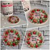 strawberry themed coaster