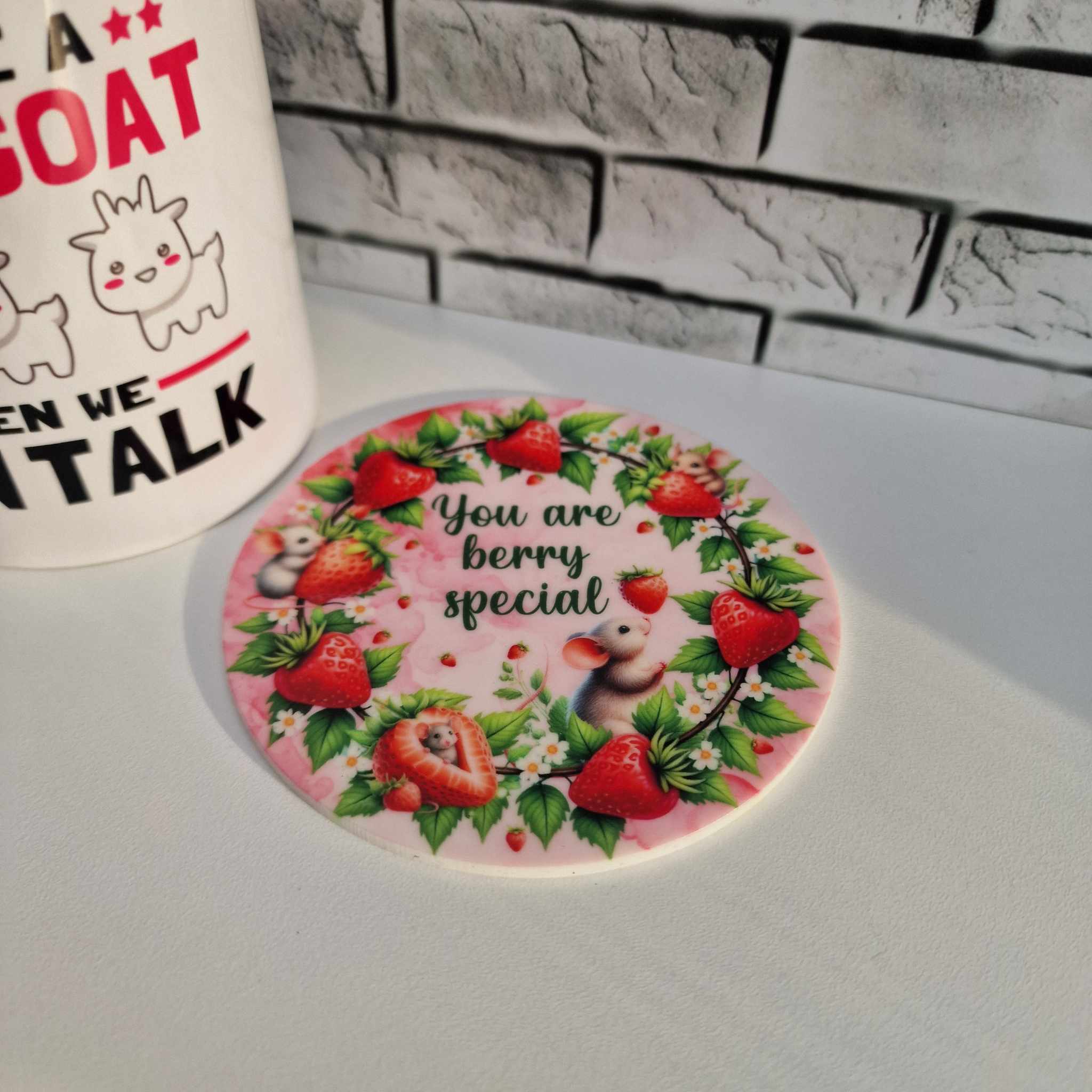 Coaster - You are berry special Strawberry themed - Image 2