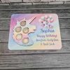 Sublimation sheet AND blank for coincard - unicorn head