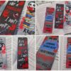 Thriller themed bookmarks uv printed