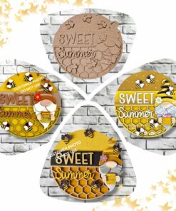 sweet summer bee plaque