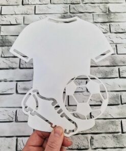 Alternative view of Football shirt and shoe plaque