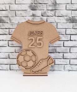 football shirt shoe and ball