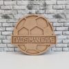 football plaque with name