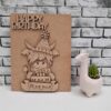 Highland Birthday card plaque