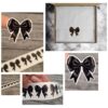 black bow vinyl sticker