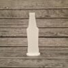 Beer bottle blank on a base