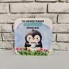 penguin teacher coaster