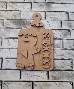 Gingerbread on breadboard bauble