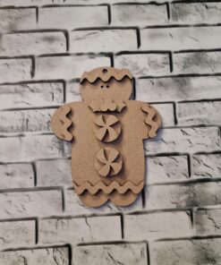 Gingerbread chunky bauble