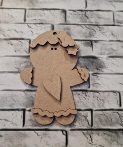 Gingerbread plain bauble