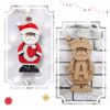 Santa bauble holding a letter