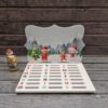 Printed Coin / Ball / Bar advent - Fancy - Gingerbread in Santa suit 2025