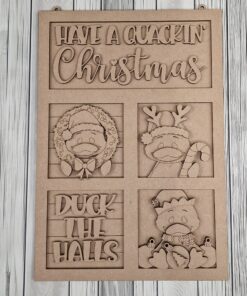 Large multi frame with Christmas Ducks