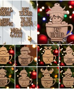 Charater Tea Baubles