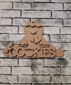 Gingerbread rolling pin plaque