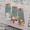 bookmarks - Green snowflake