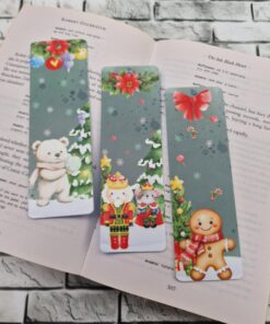 bookmarks - Green snowflake