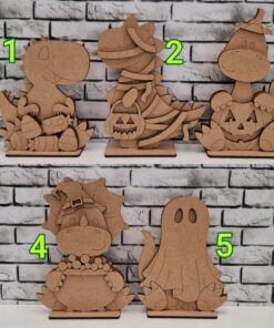 Halloween Dinos on a base
