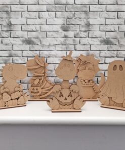 Alternative view of Halloween Dinos on a base