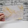 A5 - coloured acrylic – grey & gold marble