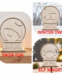 mini snowglobe interchangeable