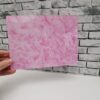 A5 - coloured acrylic – rose pink swirl
