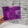 A5 - coloured acrylic – deep purple swirl