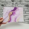 A5 - coloured acrylic – purple marble