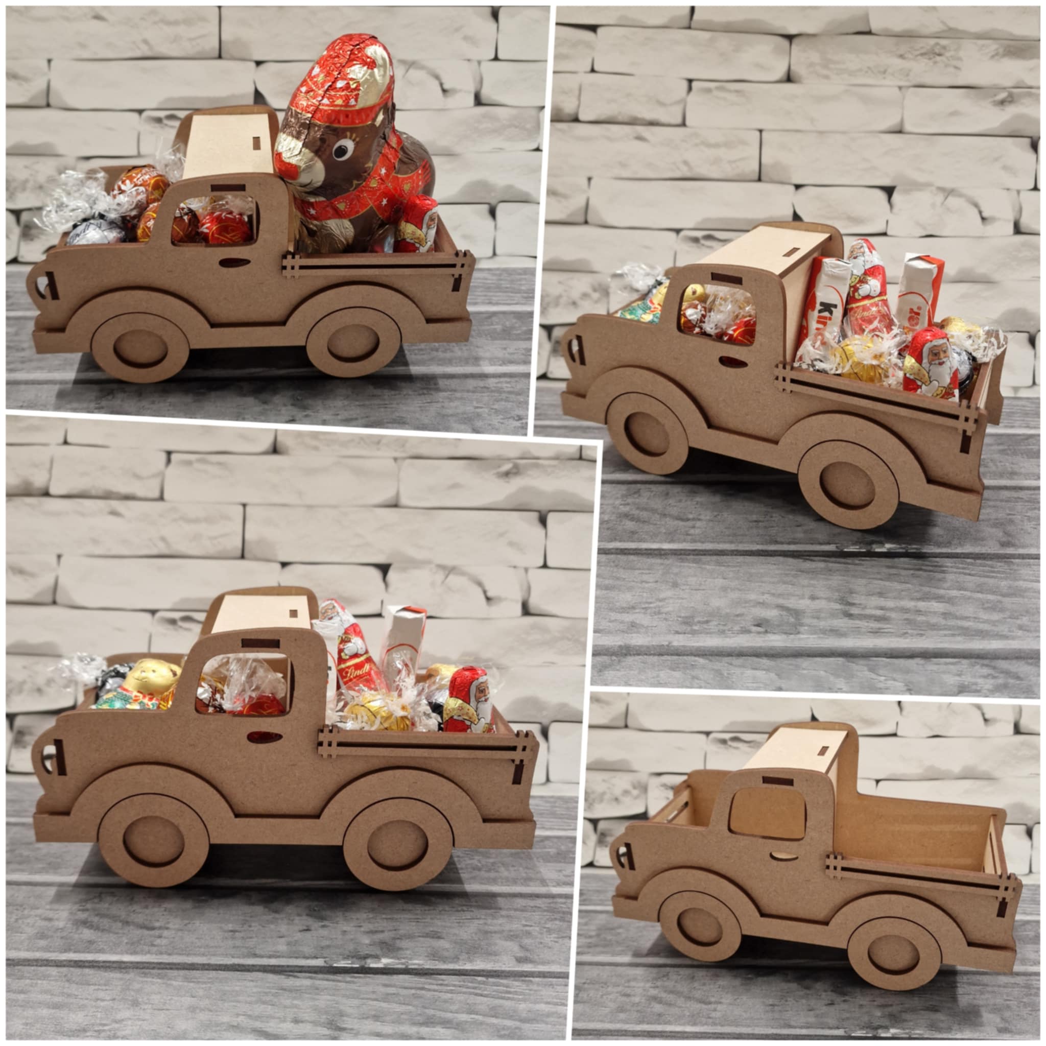 Christmas 3d truck for treats