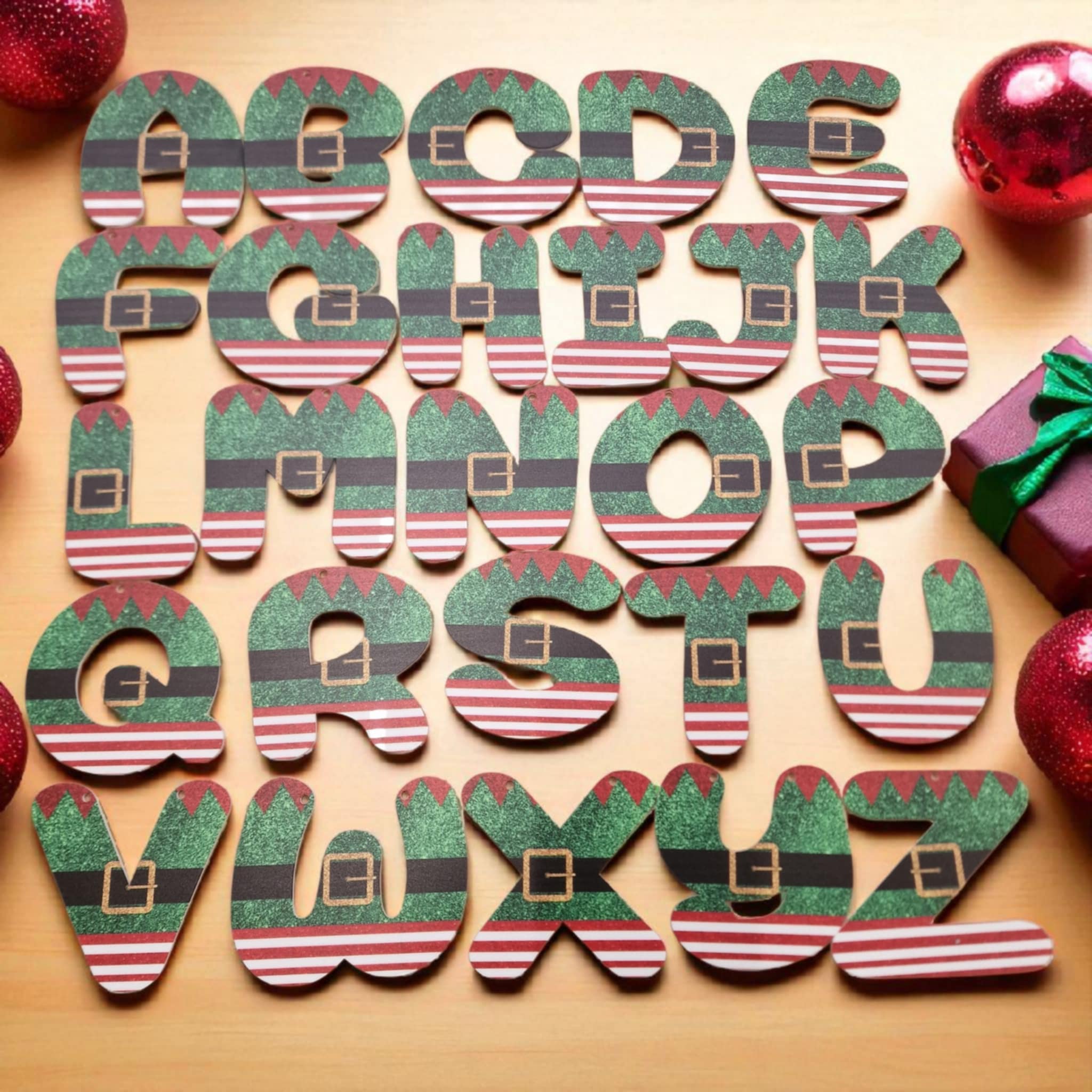Letter UV printed - Elf belt - Image 2