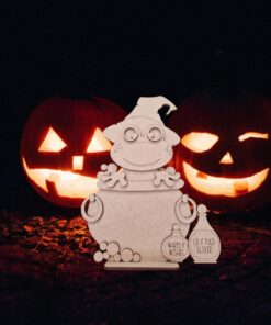 Alternative view of Frog in Cauldron on base