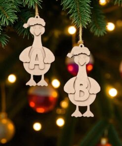 goose bauble holding a letter